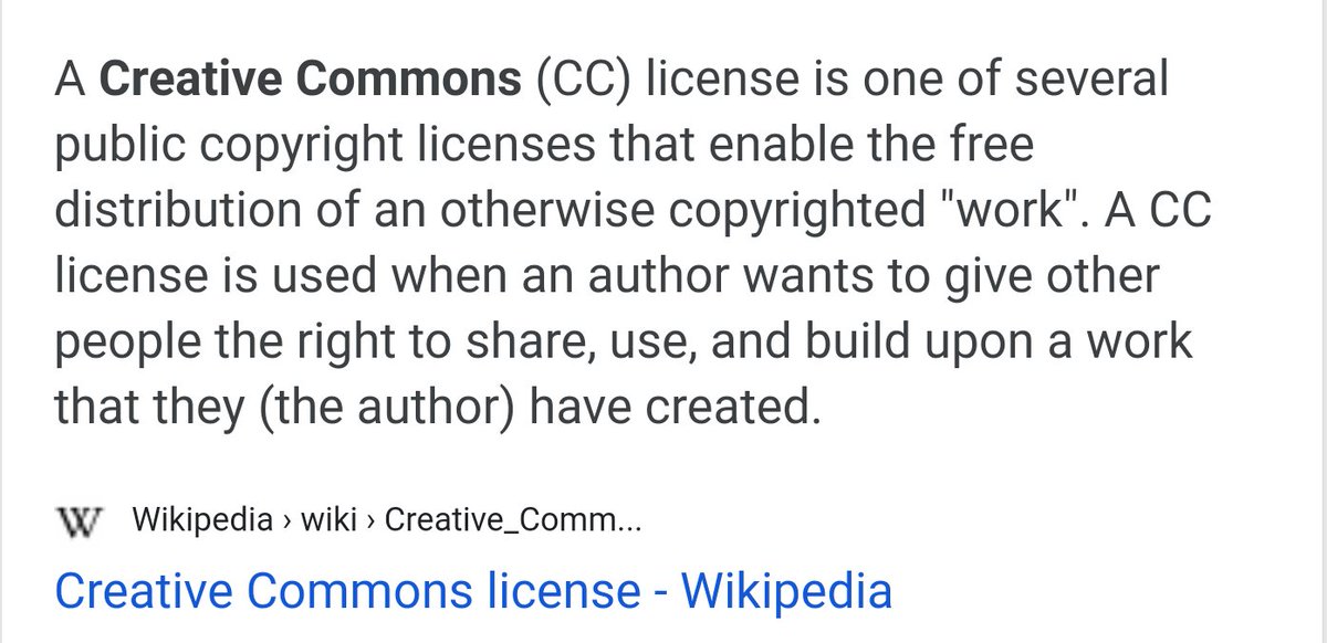 Artists make these for these purposes. It is to help build up our community, keep the creative juices flowing and to keep budding artists from going toward theft. Not everything has CC. If it is unmarked, ask the original artist for permission. That simple.