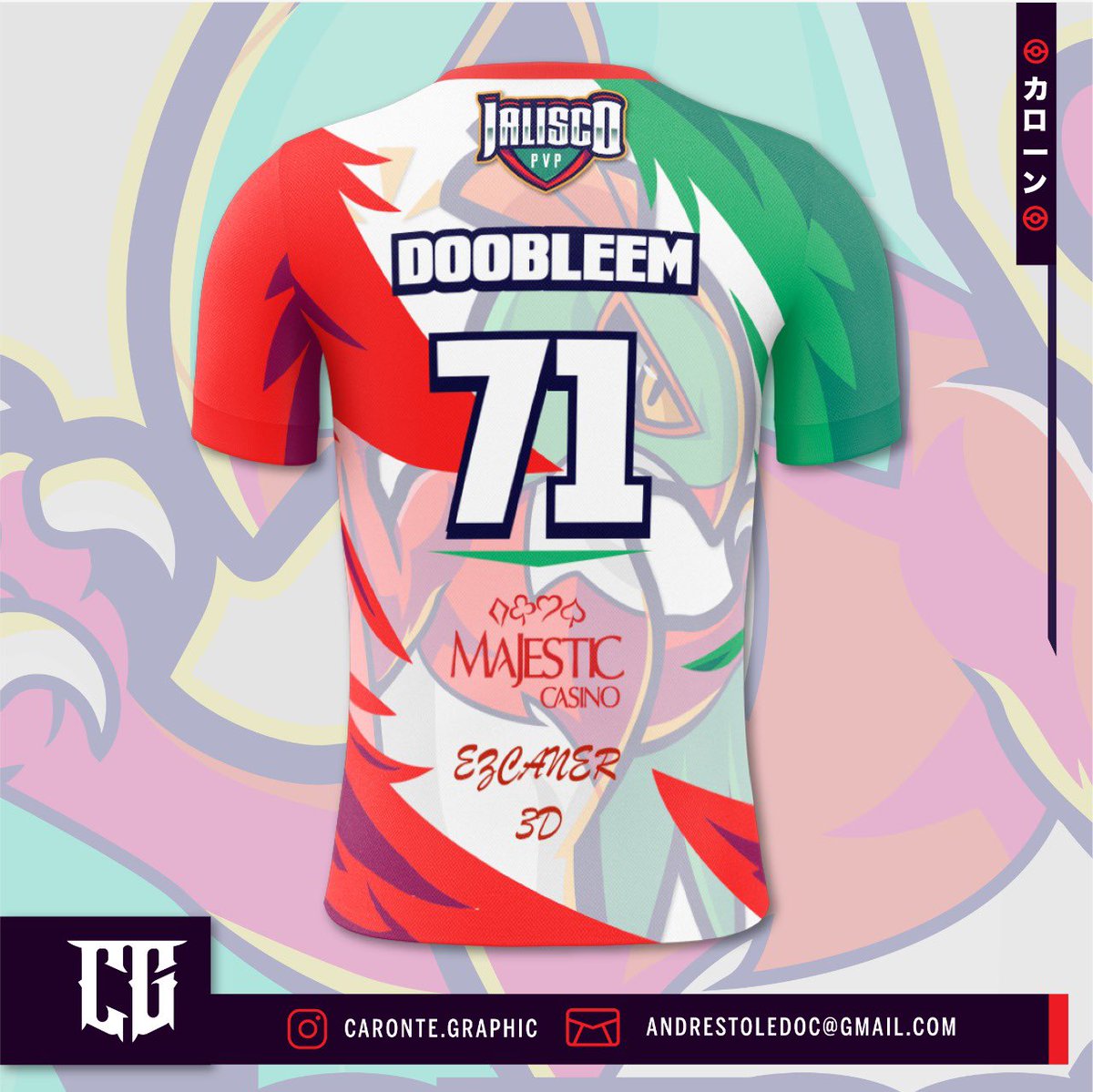 MDooblee's tweet photo. Les presento las nuevas pieles del equipo @JaliscoPvp que les parece? Muchas gracias a @carontegraphic por los diseños. https://t.co/m9KJtxn3FH