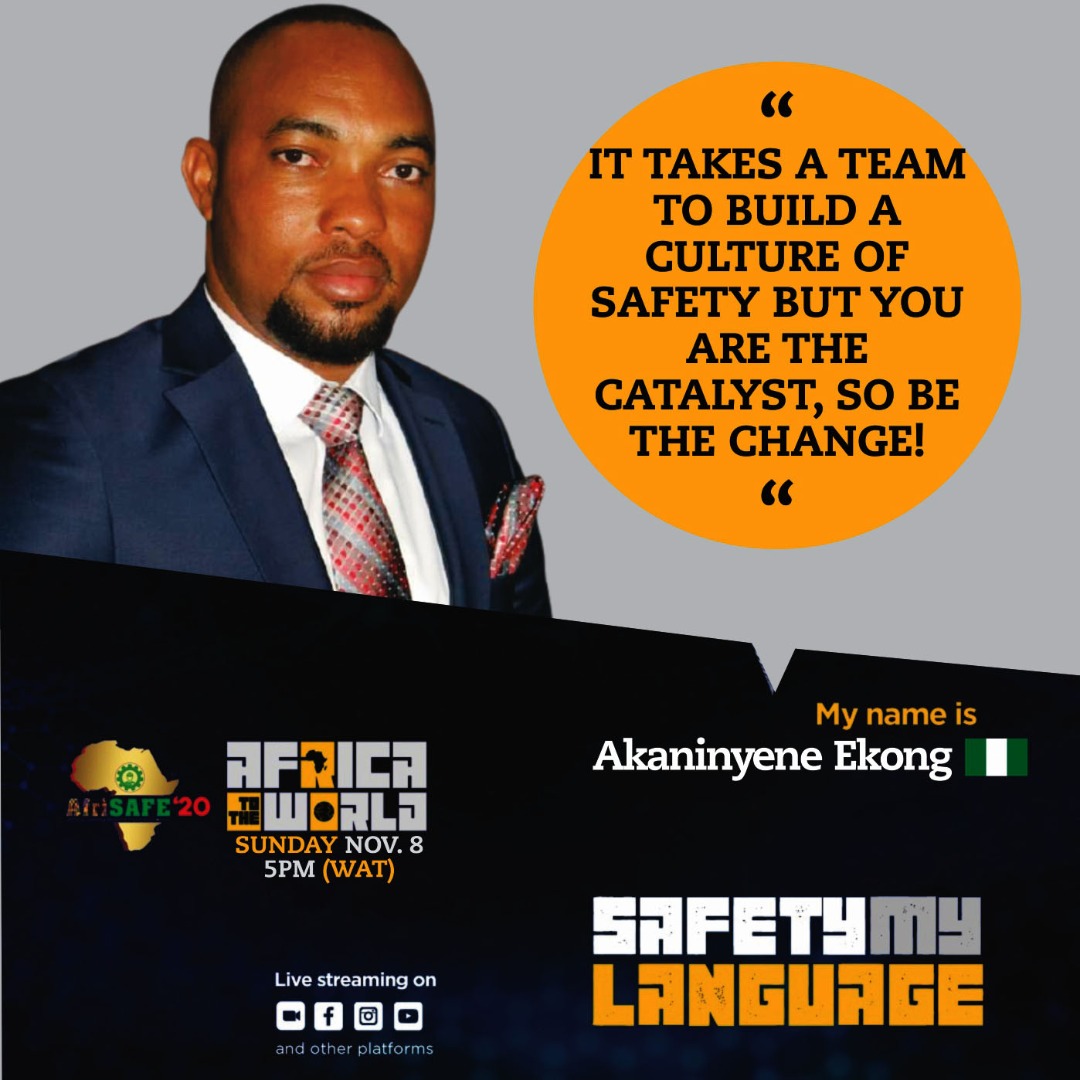 dfoy2's tweet photo. "Good health &amp; safety is good business!!"

This is my safety saying as part of the #afrisafe2020 "Safety - my Language" campaign.

Checkout @HSENations @AfriSAFE2020 for more phrases from other #OSH professionals.

And don't forget today's the day....

#afrisafe2020 awards https://t.co/uVuO4GjdlP
