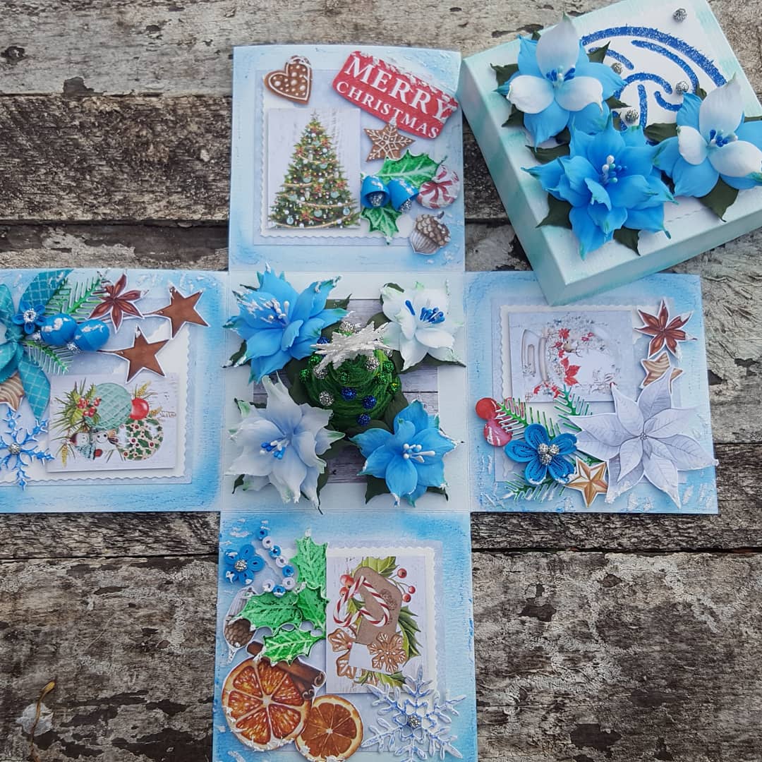 AgaCrafting's tweet image. Exploding box. Great gift for Christmas.
#Quilling #Explodingbox #Christmas #gift #handmade #madebyme #papercraft #colourful #mydesign #mycraft #Xmas #Christmasgift