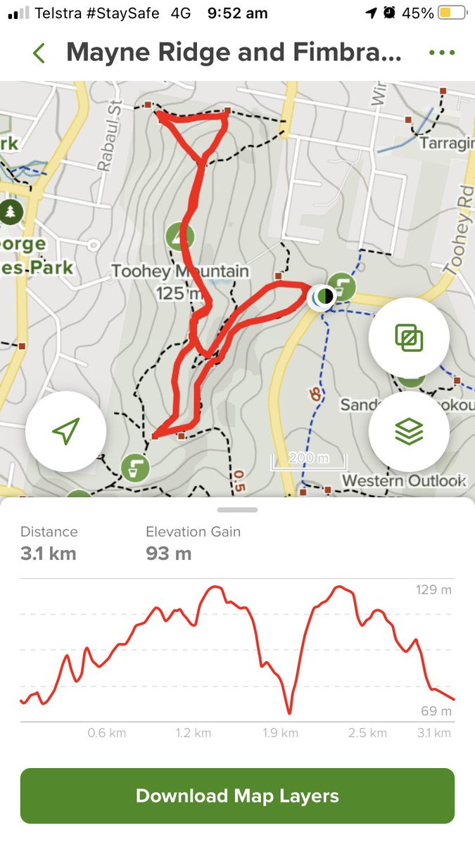 claudiaevickers's tweet photo. Contemplative hike through Toohey Forest Maine Estate this morning to prepare for the first day of @CSIRO #StnBioFSP #Workshop2020. That burin the middle was just as nasty as it looks. The scrub turkeys were everywhere! https://t.co/YxLs93AFh7
