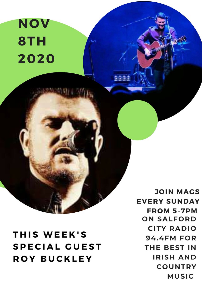 Ceolandcraic's tweet photo. Join @mags_mc07 on @SalfordCRadio when she will be chatting to @roybuckleymusic described by @Phil_Coulter as the last of the great balladeers. New releases from @BorlandNorman @marianwmusic @mick_flavin and many more @theirishworld @aswrittenbyas @Brian3331 🎙🎶🎧📻 https://t.co/77B1prUA83