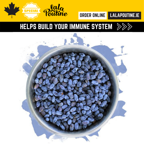 Lalapoutineirl's tweet photo. Have you heard of Haskap? These bays from northern boreal forest have a lovely taste, mix savours of blackcurrant, raspberry, cornflower. 
They are also boost your immune system as they are full of vitamin A and C, and antioxidants.
Haskap jam is available from our shop. https://t.co/CaqPJFuNRB