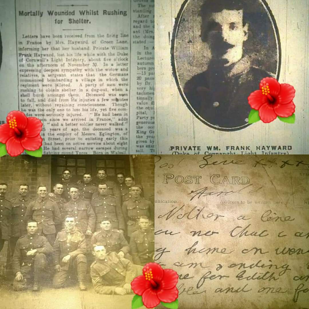 Harold Hughes and William Frank Hayward #RemembranceDay2020 #LestWeForget