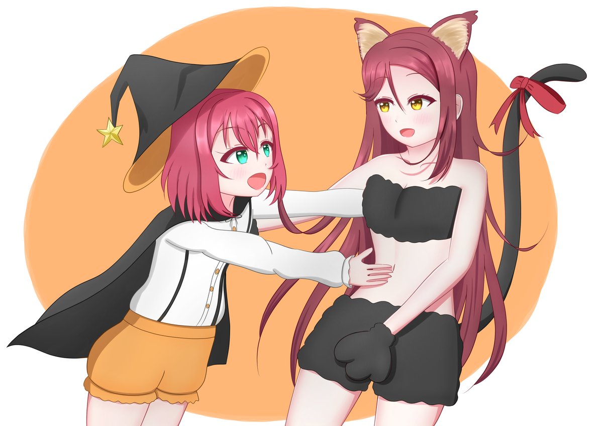 大遅刻のハロウィン りこルビ Ran のイラスト