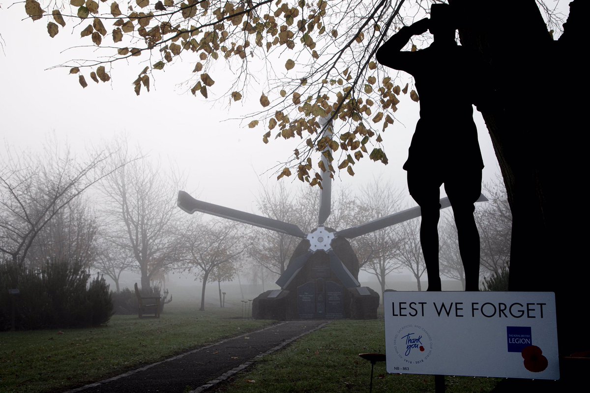#LestWeForget 

For The Fallen:

They shall grow not old, as we that are left grow old;

Age shall not weary them, nor the years condemn;

At the going down of the sun, and in the morning;

#WeWillRememberThem.