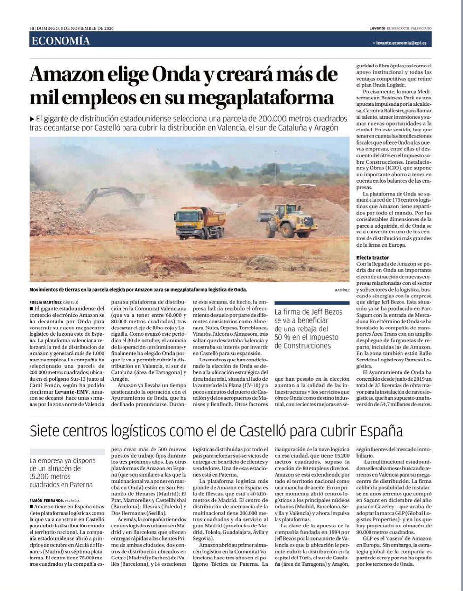 Buenos días! 😀😀
Hoy Onda es portada de varios periódicos, seguimos con máxima #ILUSIÓNxONDA 💙