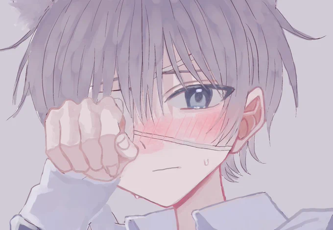 体があついにゃー 