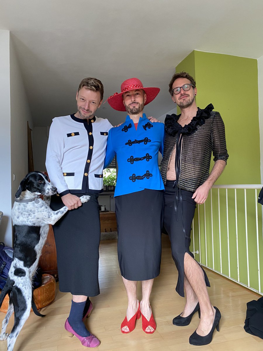 helloSt3phan's tweet photo. Our little contribution to the #radicalfaeries #knowtalentshow with love from #cologne. We had sooooo much fun making this! #gaycologne 🧚♂️🦄👯♂️🌈💥 watch the full video here: https://t.co/vhYJ5P4GlK https://t.co/hMLHWeCx4S
