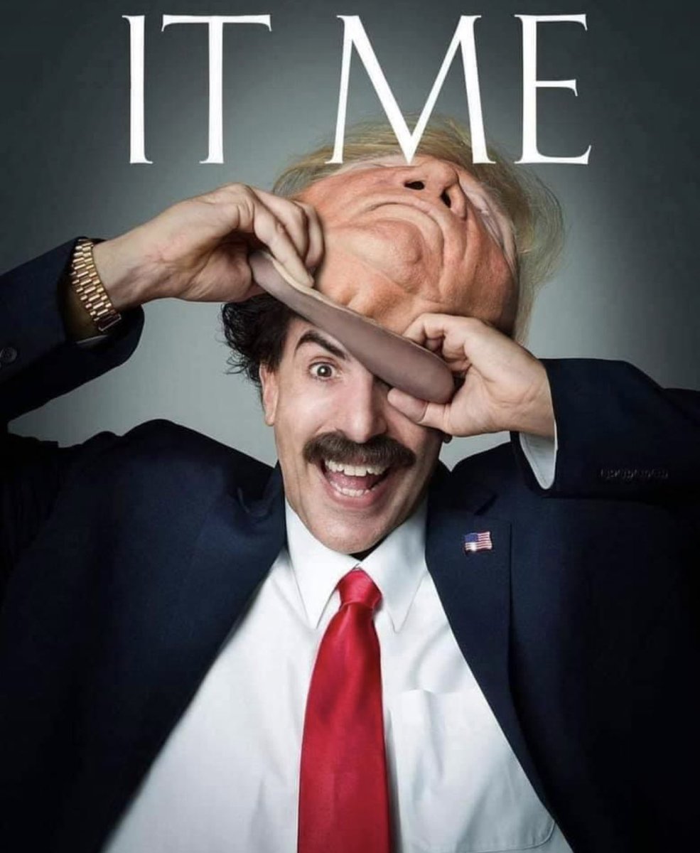 boerge69's tweet photo. @realDonaldTrump There are reports from the immediate vicinity of the White House that Borat has given up his camouflage. The guy really fucked us for more than four years! https://t.co/8CMRWdx5l0