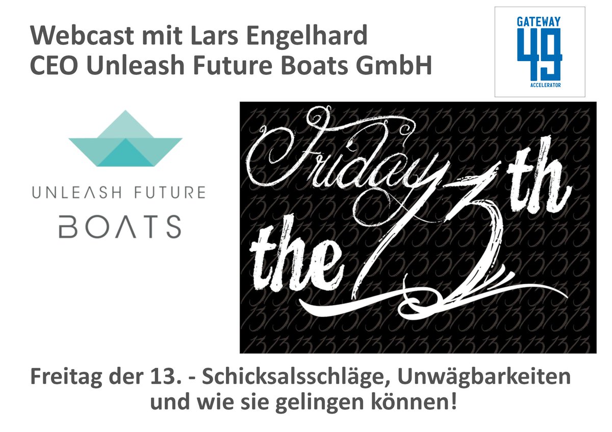 FutureBoats's tweet photo. Lars wird Euch Erfahrungswerte aus früheren Ausgründungen geben, die Euch helfen können, Hürden- und Fallstricke zu vermeiden. Dazu gehören Komponenten wie das Marken- und Patentrecht, Sicherheit und Kommunikation, Förderanträge und Finanzierung. 

https://t.co/fK4ggjBAMc https://t.co/Vro6tQh8Df
