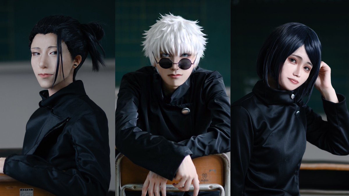 ▫️コスプレ▫️ 呪術廻戦 五条悟:ぴお 夏油傑:るわ 家入硝子:pino40