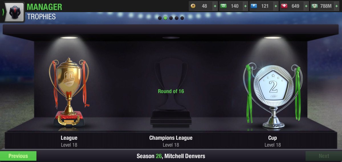 MitchellDenvers's tweet photo. We're pleased to add to our trophy Cabinet. +1 league title
Now 8️⃣ and counting! #TopEleven https://t.co/zDiBmpH6Gl