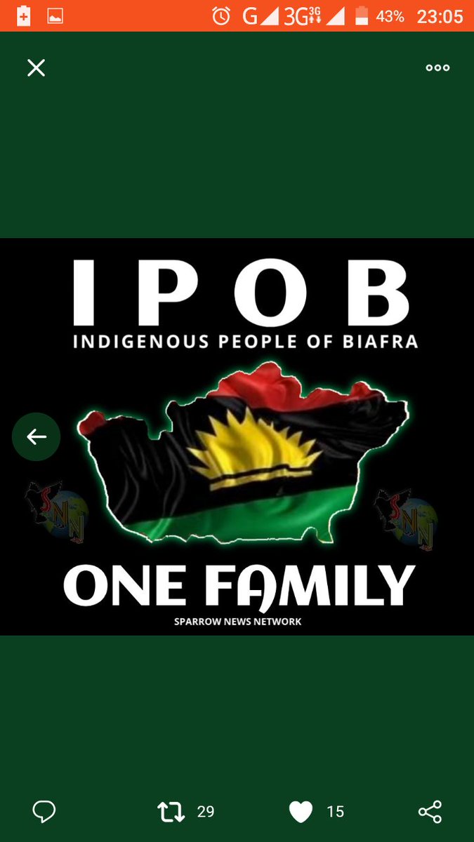 BoniQueenb's tweet photo. Still n will always be a Biafran LadyAt Heart
Will Forever Support Biafra Wholeheartedly
Biafra Will Always be My Hope for Peace and Harmony
I will Always Stand With Ipob No Matter What
Biafra Will Change Africa and The World
#EndNigeriaNow
#EndSarsNow
#BiafraExit https://t.co/nSMVklJgS1