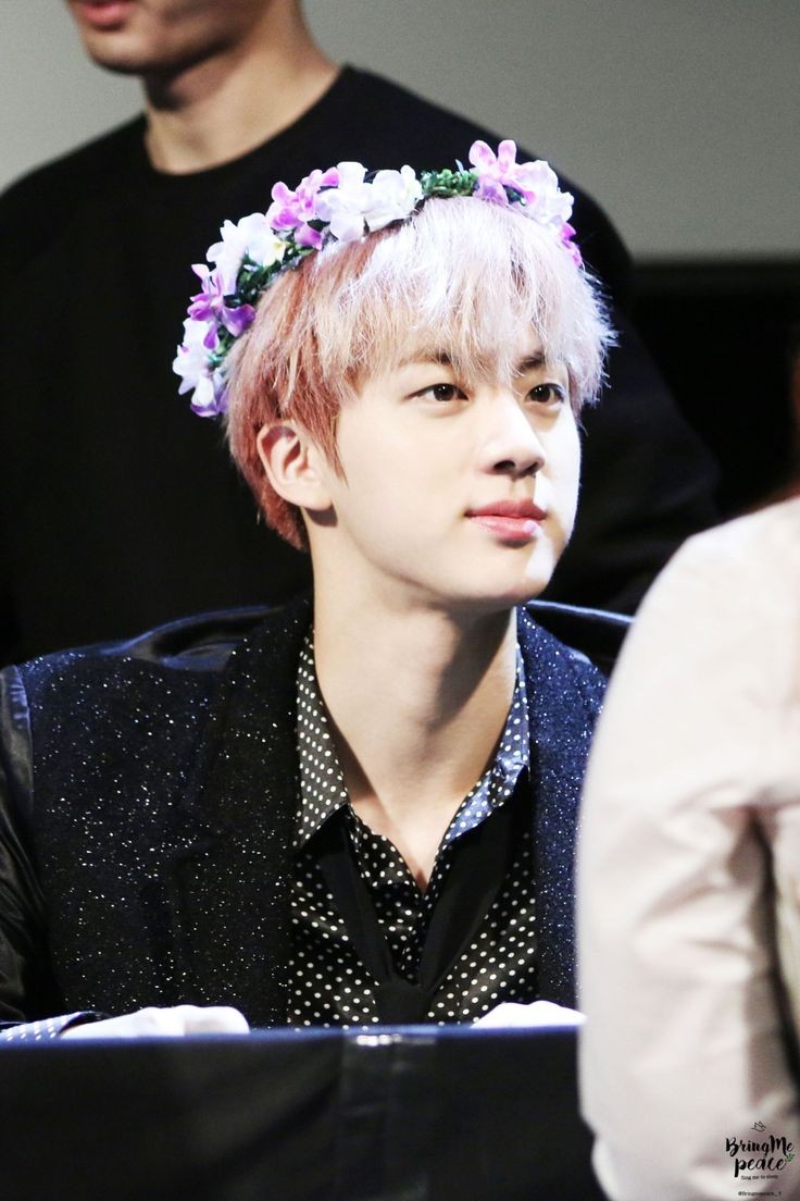 HIS FLOWER CROWNS #방탄소년단  #진  #석진  #방탄소년단진  #방탄진  #JIN  #SEOKJIN  #BTSJIN  @BTS_twt