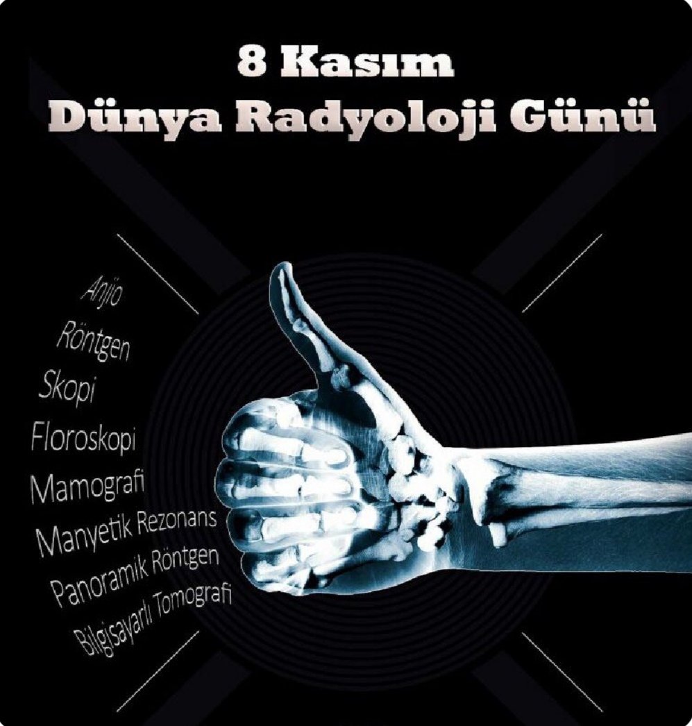 Günümüz kutlu olsun 🎊
Daha az radyasyonlu günlere☢️ #radyolojigünü