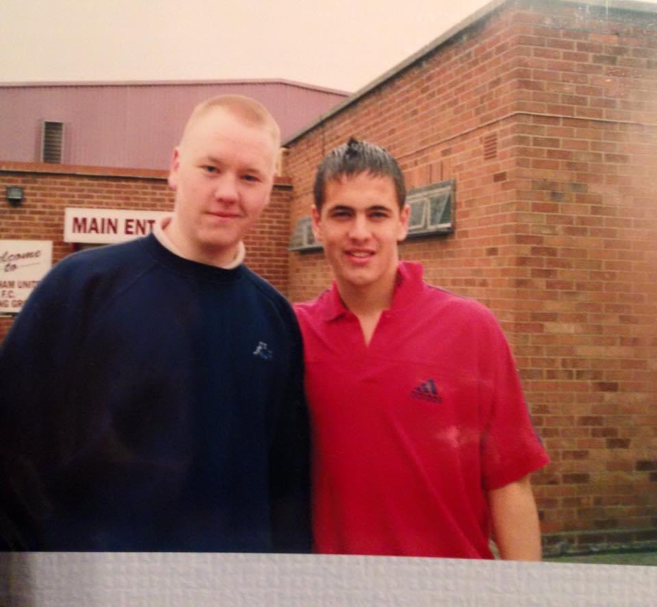 Any excuse to post this of me and Joe Cole from 1999, happy birthday mate    