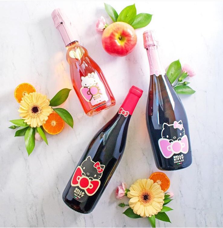 tortiwine's tweet photo. Hello Kitty Wines &amp; Spumante 🥂🍾🥂 https://t.co/PGgmlqMqHU