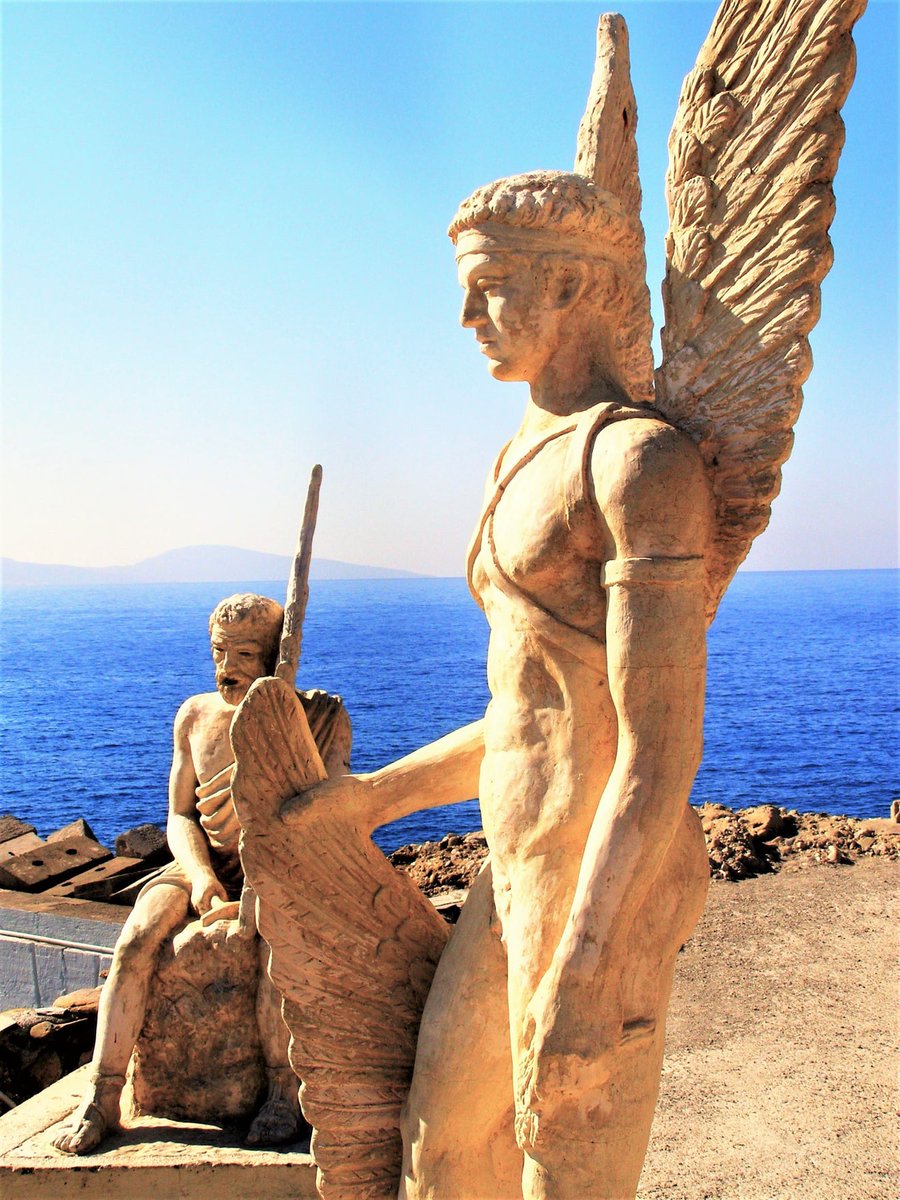 BasilioNovarti's tweet photo. Ικαρος και Δαίδαλος.Ρέθυμνο,Κρήτη,Ελλάς.* https://t.co/HKHizVPqUD