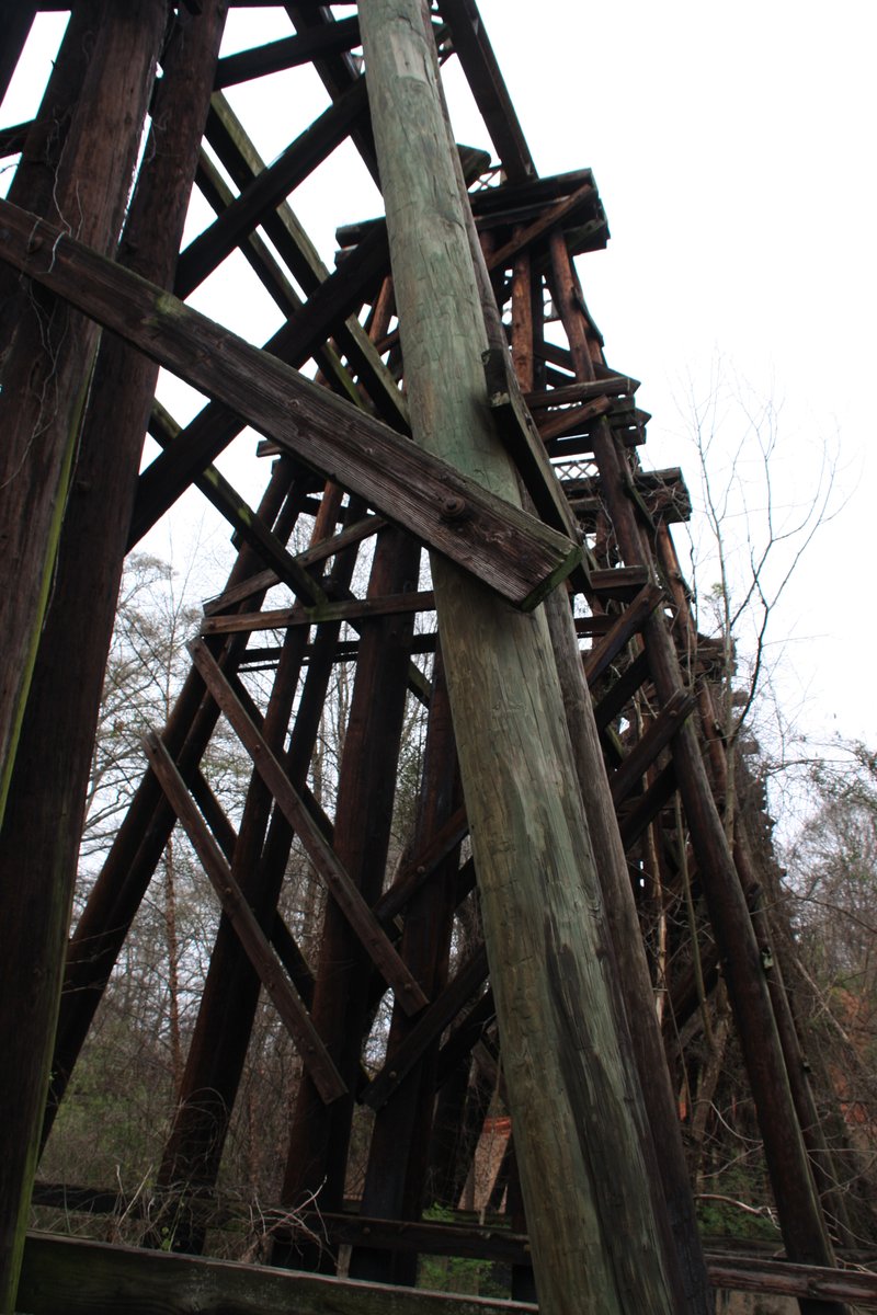 The first view in this photo is Trail Creek from directly underneath the trestle. I found the old timbers quite dramatic, especially on such a dull day—quite atmospheric really, and you can tell I loved scrambling around finding every angle.