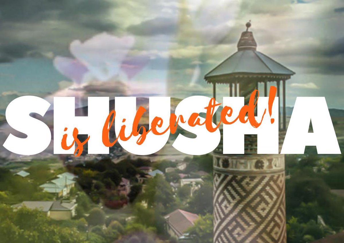 Cənab Prezident, Ali Baş Komandanın rəhbərliyi altında bugün #Azərbaycan’ın Şanlı Ordusu qızıl hərflərlə tarix yazır!
Bizə aid olan, illərdir səbrlə gözlədiyimiz bizə qayıdır!
#Shusha 
Yaşasın #Azərbaycan!🇦🇿🇦🇿🇦🇿

#MüzəffərAliBaşKomandan 
#MüzəffərAzərbaycanOrdusu