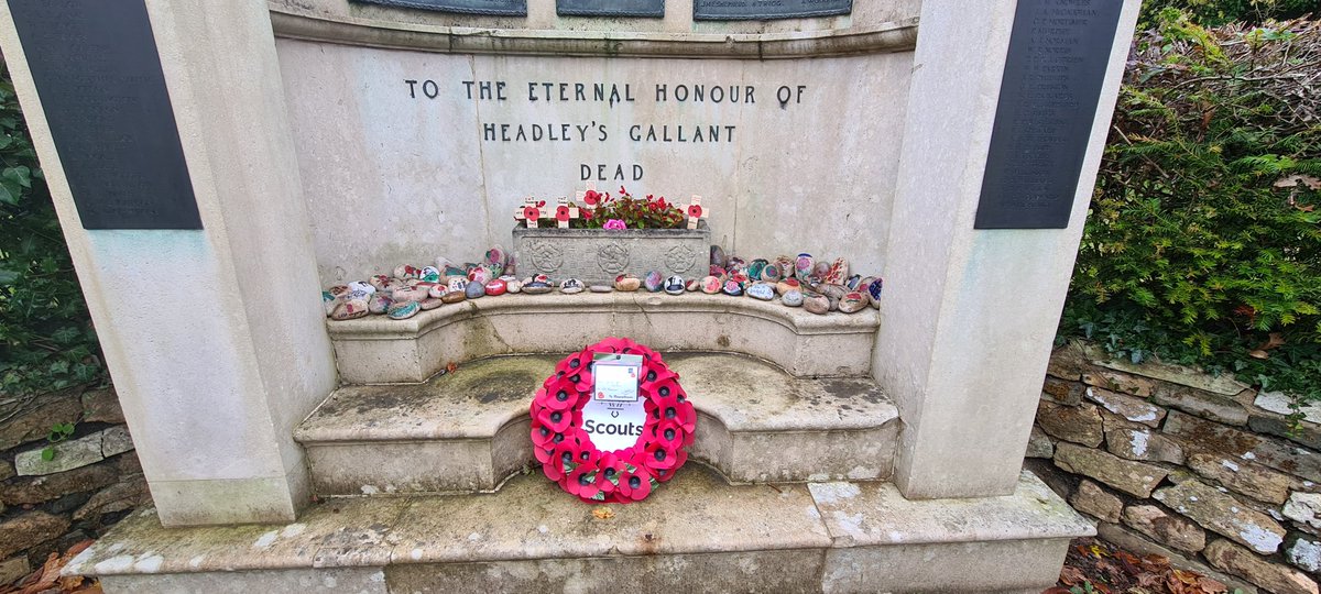 As we are unable to attend the remembrance service today our members decorated stones to remember.