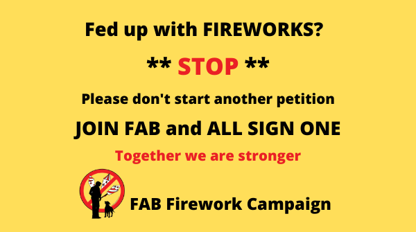 fireworkreform's tweet photo. Please sign our 2020 #fireworkpetition to #stoprandomfireworks https://t.co/wsIzQbjqZB https://t.co/mQJuMko6rT