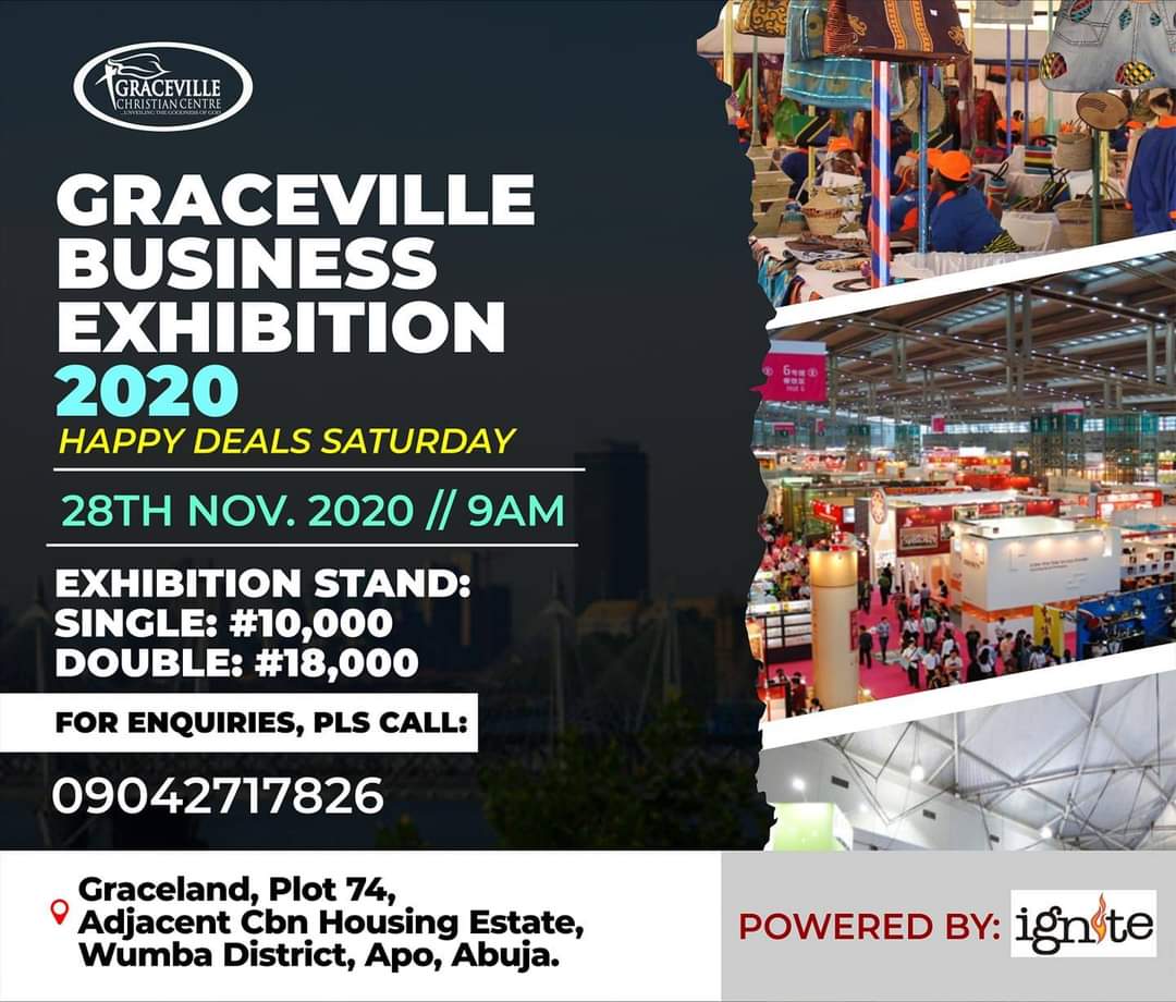 Gracevillecc's tweet photo. Attend Graceville Business Exhibition for your shopping and networking
Date: Saturday 28th November 2020
Time: 9am
Venue: Church premises
It will be a happy deals Saturday. Everything at discounted prices.
See flier for more details. #GracevilleBE #Deals https://t.co/Lq0xsJrruZ