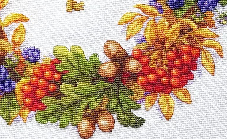 merejka's tweet photo. Merejka K-99 Autumn Wreath stitched by Elena #kreuzstich #broderie #pointdecroix #pontocruz #lovemark #merejkatm #ricamo #puntodecruz #十字绣 #kanaviçe #クロスステッチ #xstitchersofinstagram #xstitch #crossstitching #merejka #dmcthreads #zweigart #haft #mereżka https://t.co/9Rmp2IoVWb