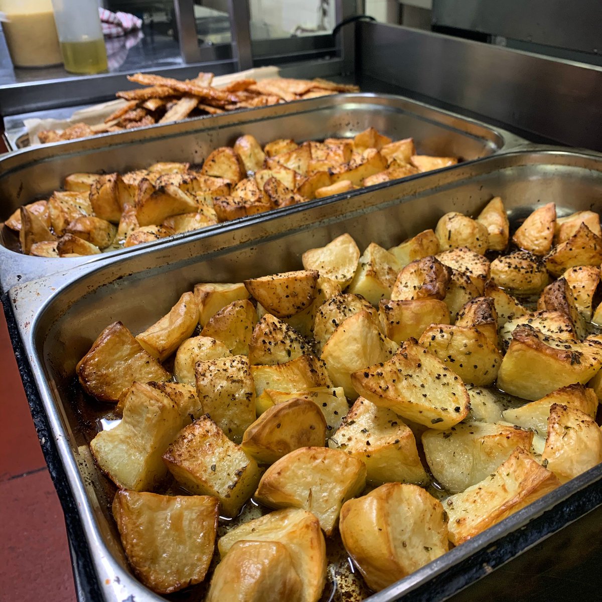 Sunday lunch orders being prepared, we have a few left. If you want to order today send us a message via messenger this morning for collection between 10am and 12 noon. 
Info@eweandlambbromsgrove.com