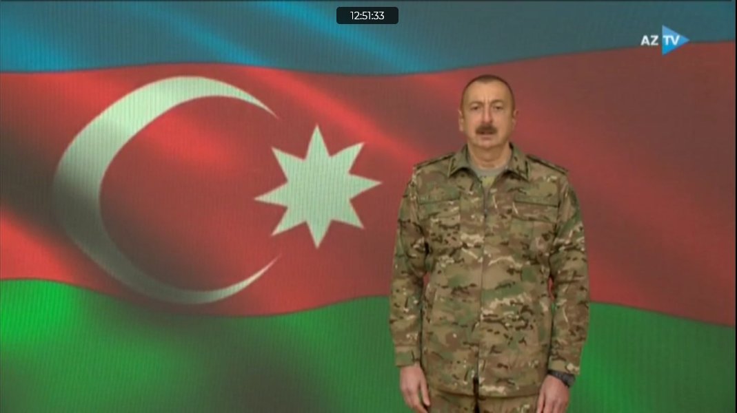 byz_observer's tweet photo. #BREAKING - Azerbaijani President Aliyev announces that the strategic town Shusha in Karabakh region was liberated from Armenian occupation. https://t.co/1T3qCNiDRT