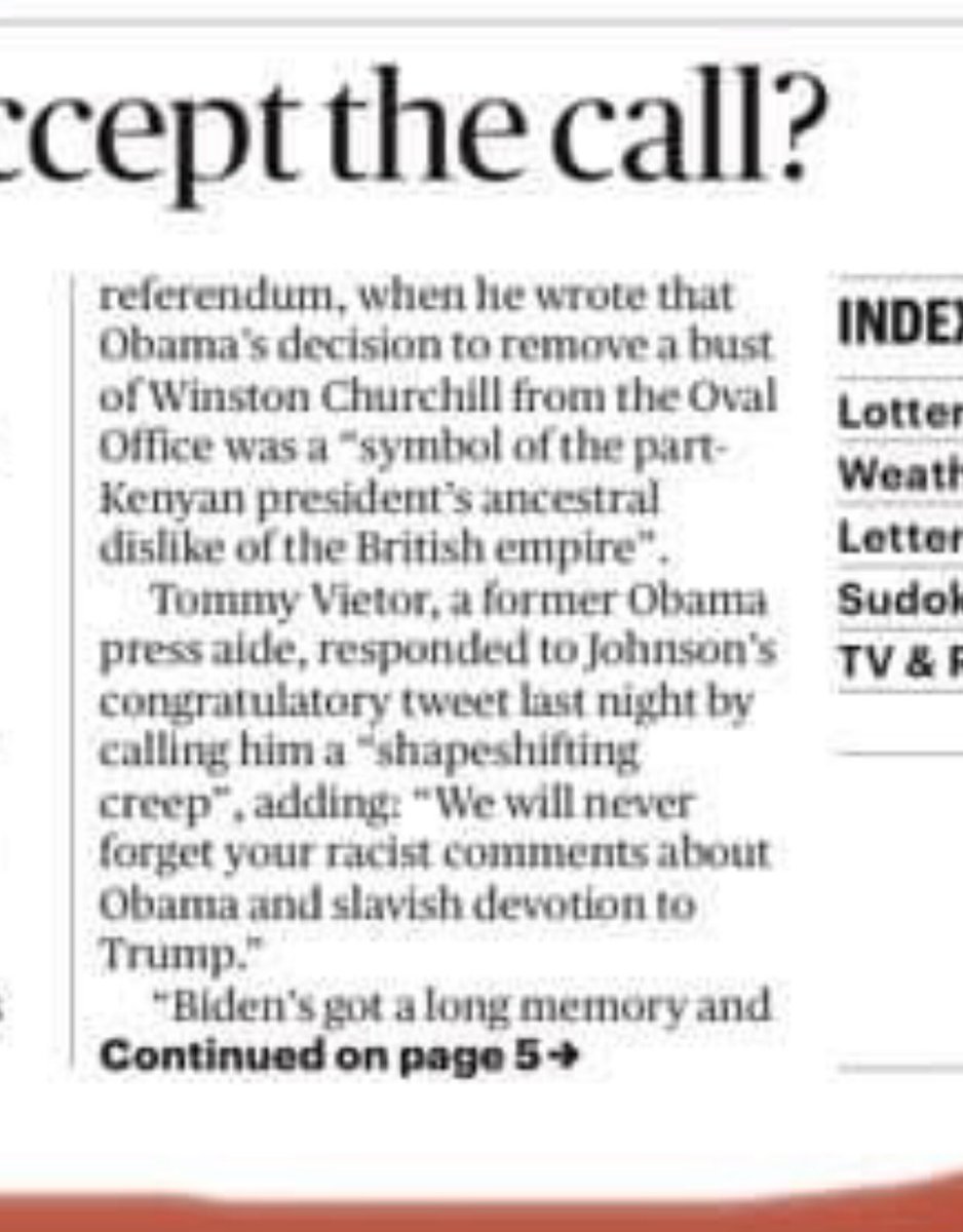 frankiecavaa's tweet photo. “We will never forget your racist comments about Obama and slavish devotion to Trump” 👀
BoJo you in trouble girl 
#BorisIsNext #BoJo https://t.co/XMNfCVQfYc