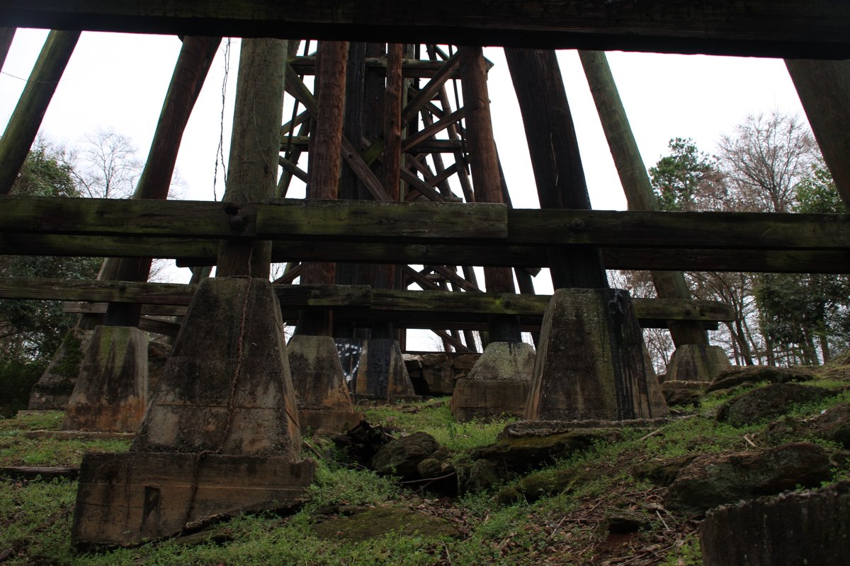CSX had little use for the old Georgia Railroad line into Athens. The last goods train ran in 1984 and the trestle fell into disuse.