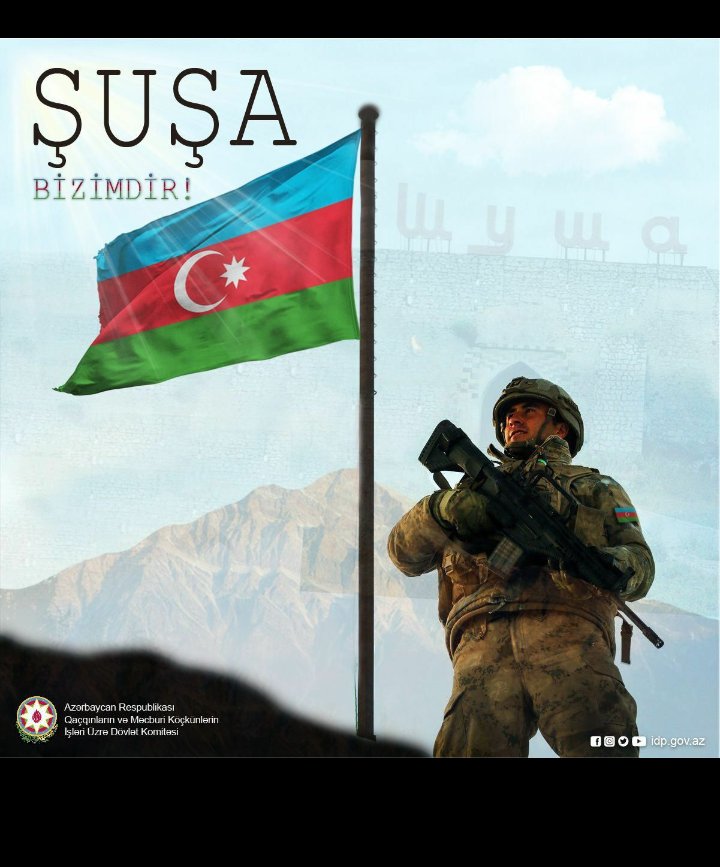 cavidd55's tweet photo. #KarabakhisAzerbaijan  
#SusaAzərbaycandır 
Qelebe bizimdir...! https://t.co/JfYl9cPJNp