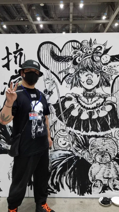 デザフェス2日目のライブペインティング完成しました!!!めっちゃ可愛く描けました?会場にいる方は良かったら実物を観にA-138まで来てくださいね!!
#デザフェス #designfesta 