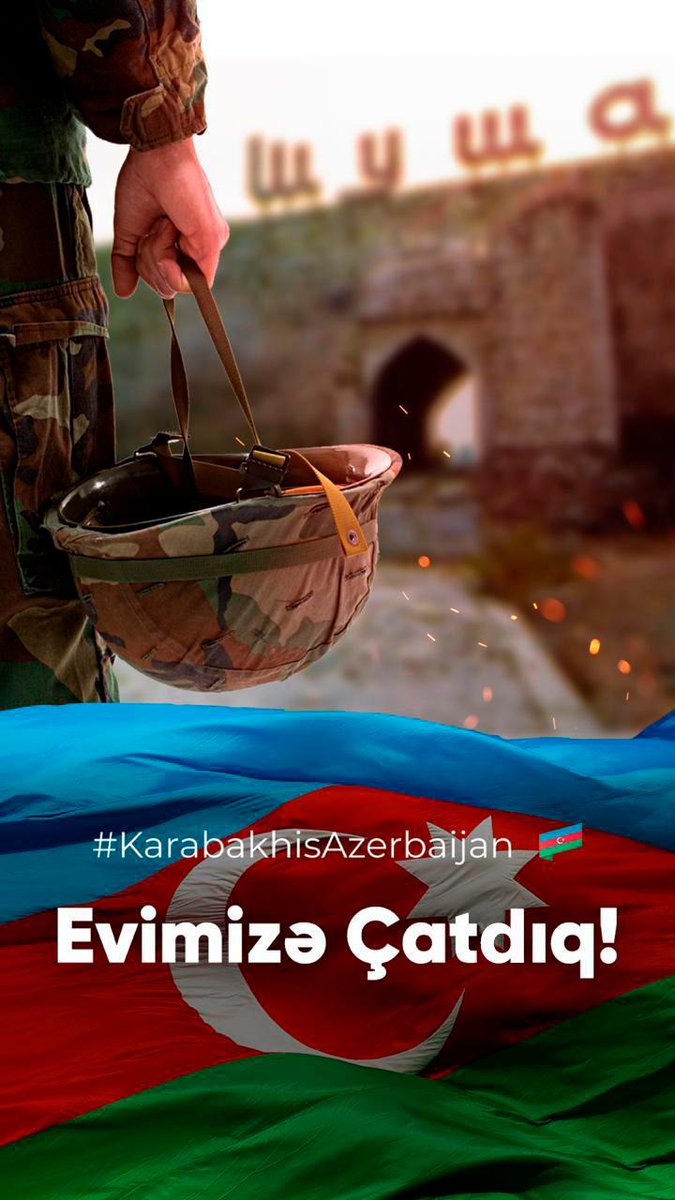 Müzəffər Ali Baş Komandan İlham Əliyevin milli qürurumuz olan Şuşanın azad olunması haqqında verdiyi müjdə Böyük Qələbəmizi təmin edən tarixi hadisədir.
Yaşa, Cənab PREZİDENT! 
Yaşa, Azərbaycan ORDUSU !
Gözün aydın, AZƏRBAYCAN! 
ŞUŞA bizimdir! 
Qarabağ Azərbaycandır!!!