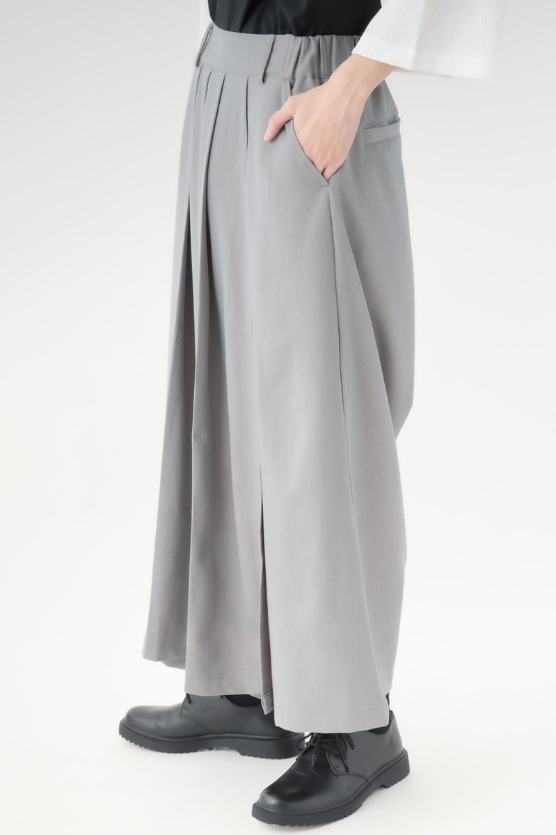 2021年春の harapeco-Tuck Wide Pants タックワイドパンツ Lサイズ harapeco タックワイドパンツ