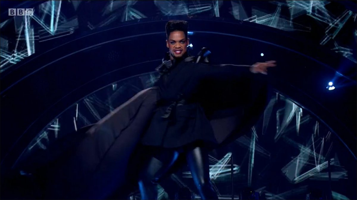 ScottyMcC_'s tweet photo. Last night's #Strictly opening routine was one of the best they've ever done.

@VickyGillDesign &amp; crew absolutely nailed those costumes. Each one was 100% true to the movies and I appreciated it so much.

@jojo_radebe as Grace Jones? Genius.

@OtiMabuse the next 007? Inspired. https://t.co/xAkmnn5fP1