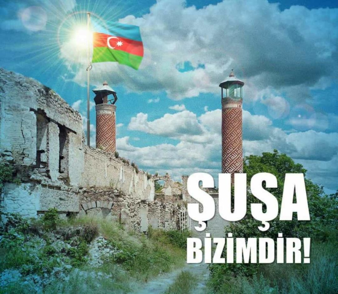 garabakh's tweet photo. Çox şükür, min şükür bugünü gördük. Bu sevinci yaşadıq❤😍❤
Qarabağ Azərbaycandır💪😎
#KarabakhisAzerbaijan 
#Azerbaijan 
#StopArmenianOccupation 
#StopArmenianTerrorisim https://t.co/LRO1Nbmb6a