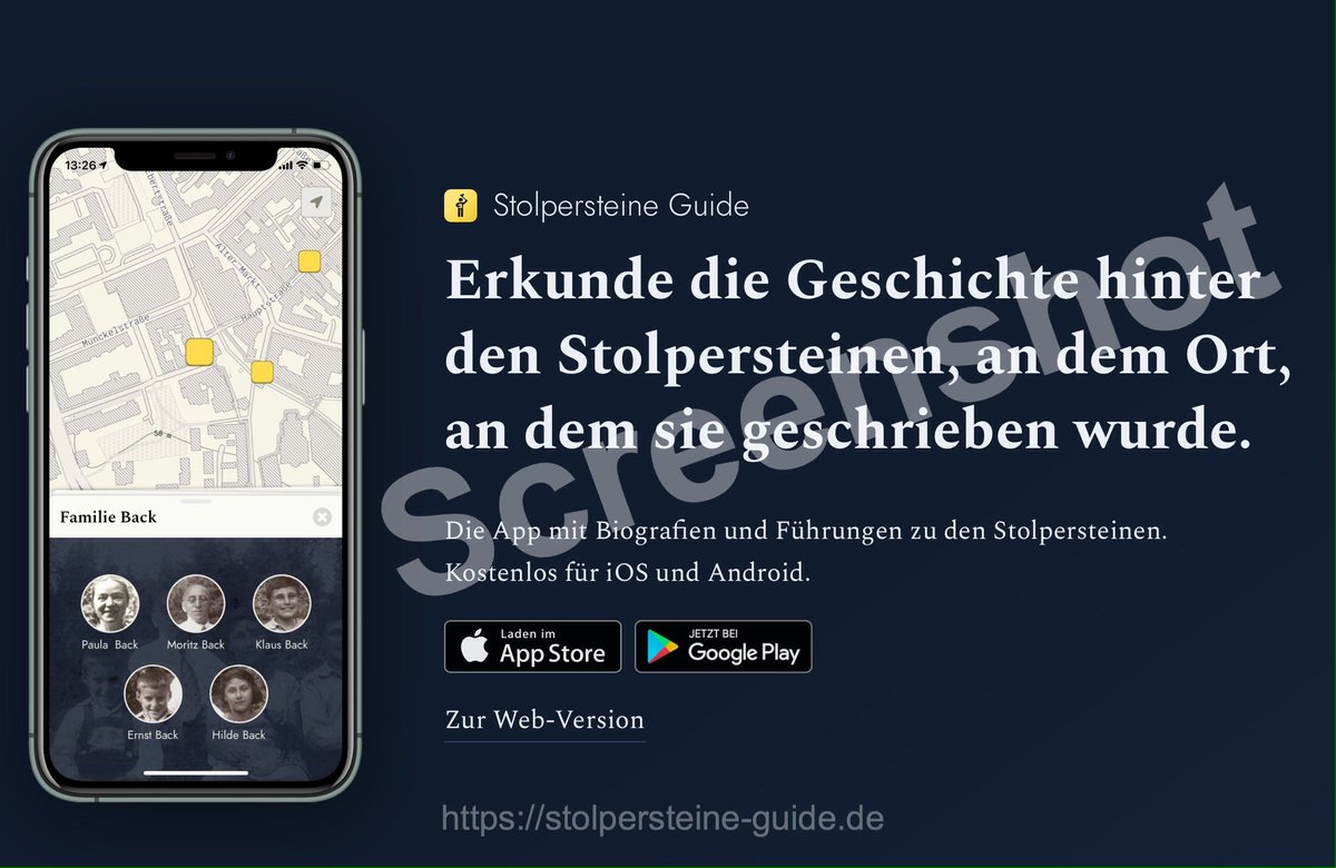 Dass es hier im Städtchen Salzkotten auch Stolpersteine gibt, wusste ich, aber nicht, dass es so viele sind, 31! Die werde ich mir in nächster Zeit genauer ansehen, vielleicht muss der ein o.  andere auch mal poliert werden.
Es gibt auch eine App, wie ich gerade gesehen habe. 👇