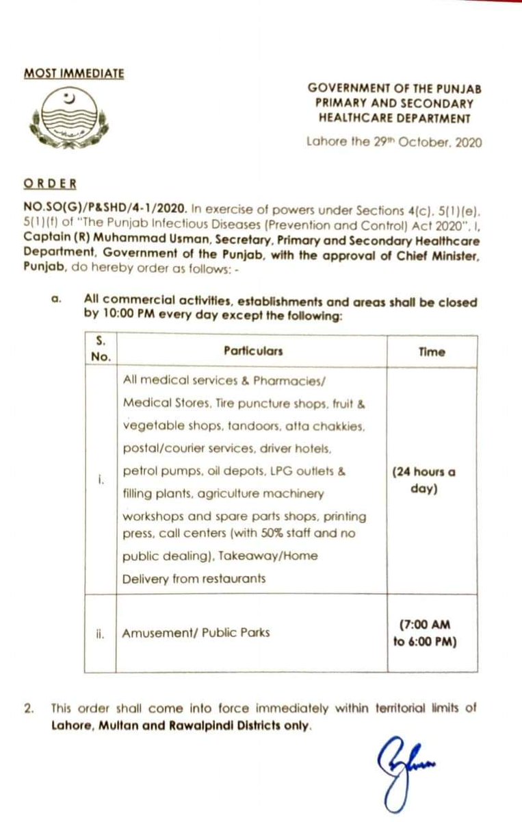 AC_RWPCity's tweet photo. For public Information. Restaurants after 10pm, can only do takeaways and home deliveries in Rawalpindi City. Please share with your network. 
@GovtOfPunjab @DCRawalpindi #rawalpindi https://t.co/5BZXQLaGMc