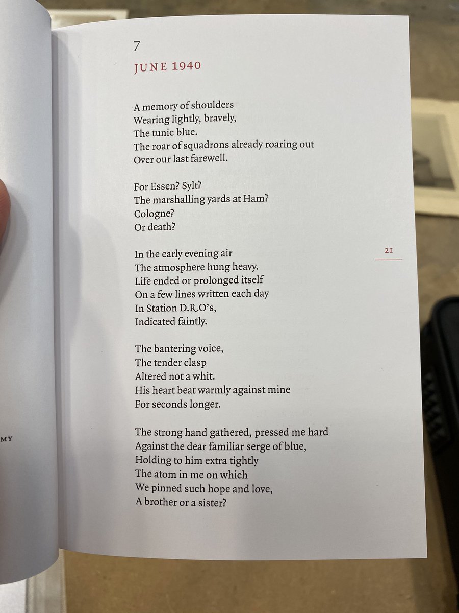 Instead she wrote poems of astonishing power. This one written just after his death ought to be a canonical piece of war poetry.