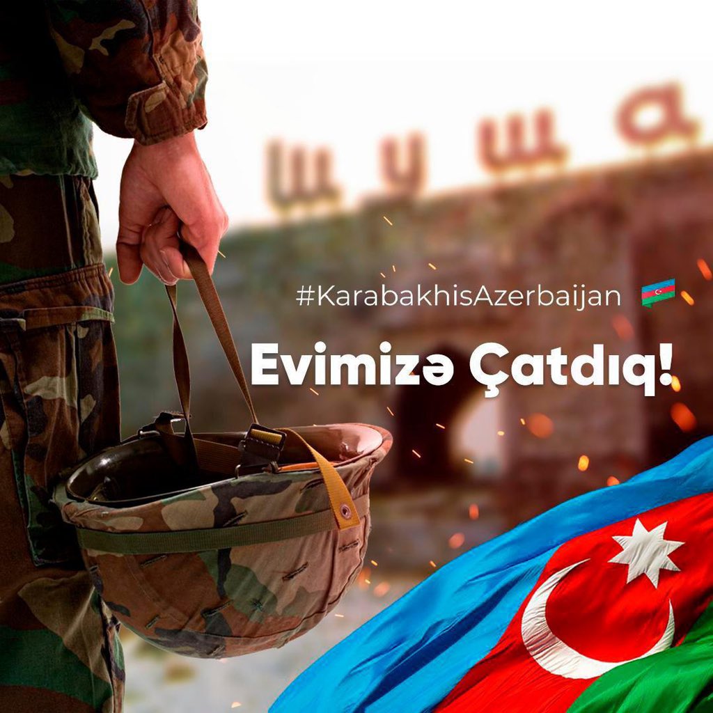 ERahimoff's tweet photo. Ölkəmiz, Ali Baş Komandanımız, Şanlı Ordumuz tarix yazır!!!shushaisazerbaijan#şuşaazərbaycandır#karabakhisazerbaijan https://t.co/x2KggQC0nR