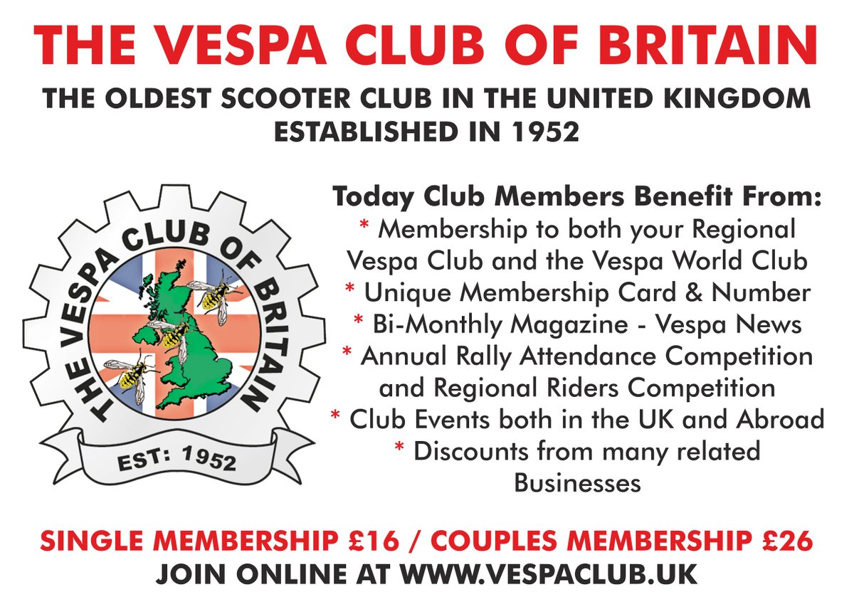 Join today at vespaclub.uk