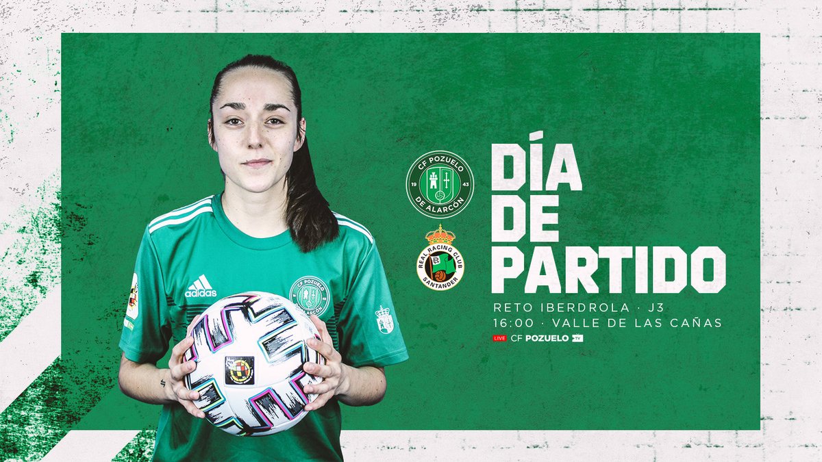 PozuFem's tweet photo. ⚽️¡BUENOS DÍAS! | Esta tarde tenemos partido‼️

🆚 @RacingFemenino 
⏰ 16:00 h

📺 https://t.co/KgTU0H7smG
📱@besoccer_ES

#PasiónGarraFuturo
¡VAMOS POZUELO! https://t.co/XU1QzvZ5S8
