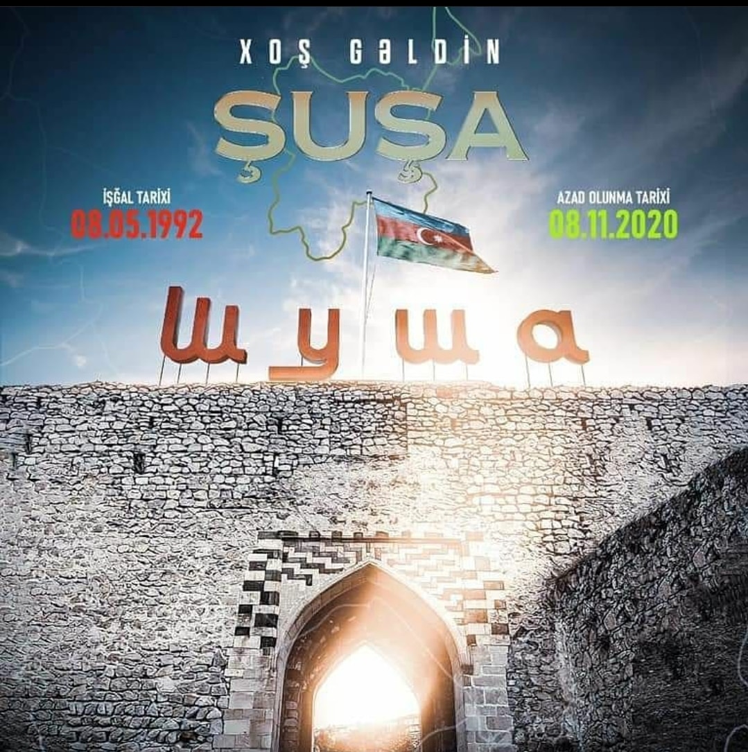 Aysel83083312's tweet photo. #KarabakhisAzerbaijan 🎉🎉🎉😍😍😍😍Welcome back home!❤❤😍 https://t.co/gBeZs4mWKS