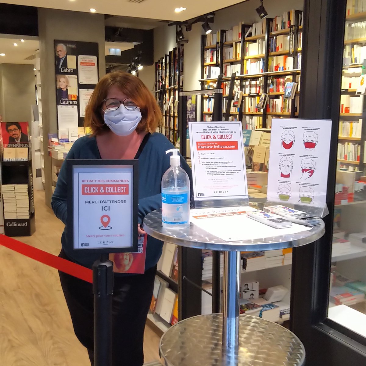 divanlibrairie's tweet photo. Bon dimanche à tous!  Aujourd'hui aussi, vos libraires vous accueillent jusqu'à 13h30 pour le retrait de vos livres. 
Nous avons hâte de vous retrouver parmi les livres. 
#vousnousmanquez #noubliezpasdelire #librairieledivan @paris15e @divanlibrairie https://t.co/AxSSAemvdQ
