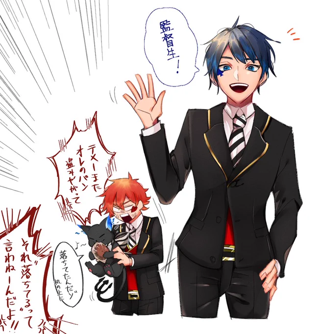 お友達に贈るつもりで描いた♠(+a) 