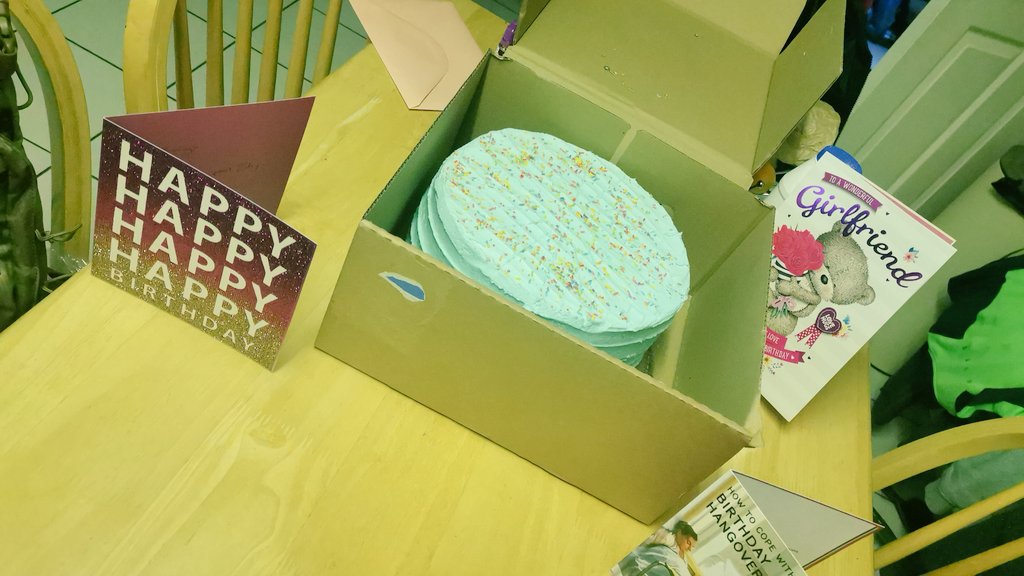 BronaghB4's tweet photo. That is a whole Bob and Berts rainbow cake....

Going to eat and drink and not feel one bit guilty

Entering last year of my 20's

Finally began my career as a nurse
And feeling like life is only starting 🙌

Blessed every day to be fit, healthy and well ❤️ https://t.co/NGdhCOpZRW