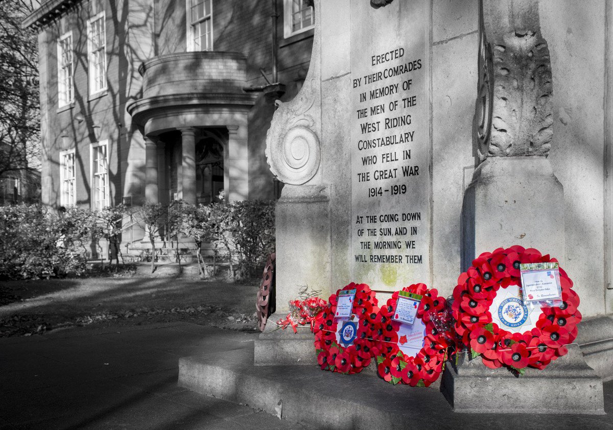 WYP_PCDawson's tweet photo. At the going down of the sun and in the morning, we will remember them #RemembranceSunday #tothefallen https://t.co/orPM6vOf5U